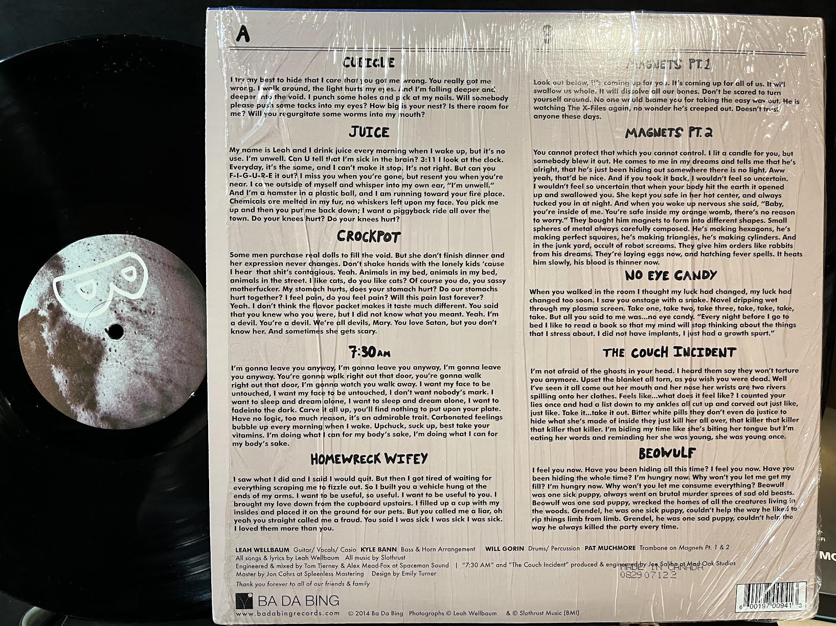 Slothrust - Of Course You Do (VINYL) | Excellent+ (EX+) Near Mint (NM) - ALT/INDIE / USED *EXCELLENT+*