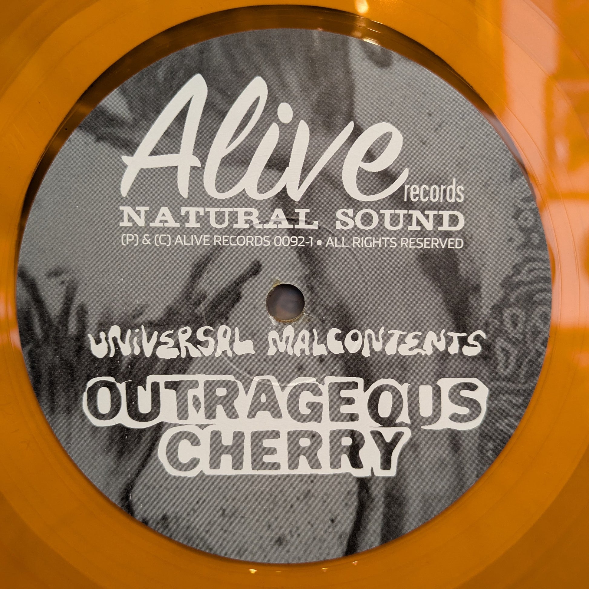Universal Malcontents (OPAQUE ORANGE VINYL) | Near Mint (NM) Near Mint (NM) - ALT/INDIE / USED *NEAR MINT+*