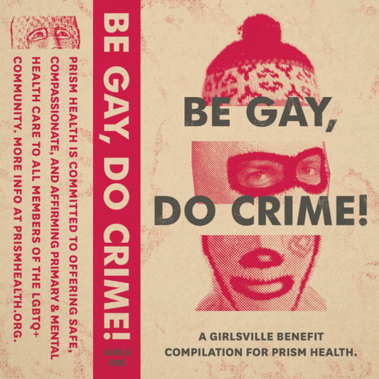 Various - Be Gay, Do Crime! (RED VINYL LP BACHELOR BR 117 2021) | USED Near Mint (NM or M-) Near Mint (NM) - ALT/INDIE / USED *NEAR MINT/COLOR*