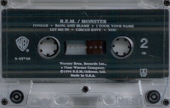 R.E.M. - Monster *CASSETTE* | Near Mint (NM) Near Mint (NM) - ALT/INDIE / USED *NEAR MINT*