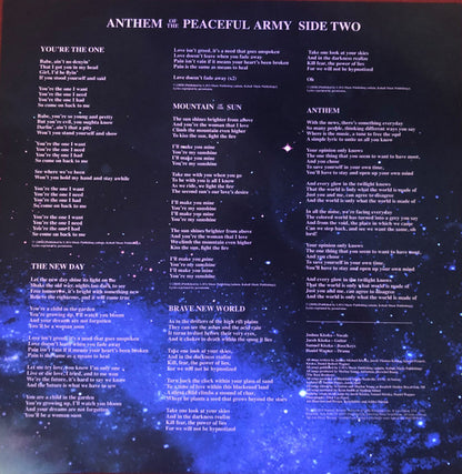 Anthem Of The Peaceful Army (COLOR VINYL) | Near Mint (NM) Near Mint (NM)