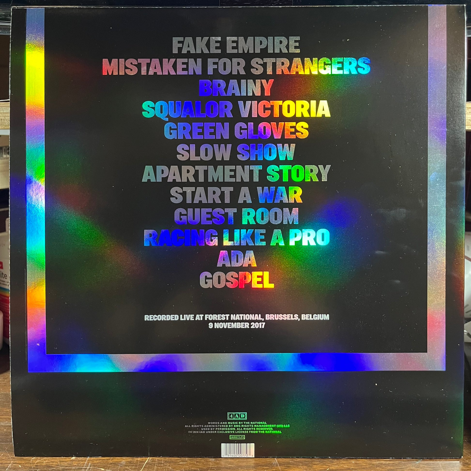 Boxer (Live In Brussels) (CLEAR VINYL) | Near Mint (NM) Near Mint (NM) - ALT/INDIE / USED *NEAR MINT*