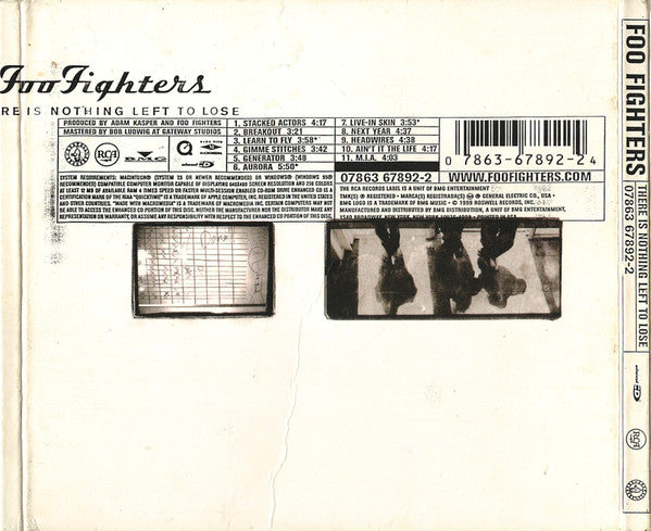 There Is Nothing Left To Lose (CD) | Near Mint (NM or M-) Excellent+ (EX+) - ALT/INDIE / USED *NEAR MINT*