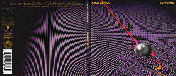 Tame Impala - Currents (CD INTERSCOPE B0023337-02 2015) | Near Mint (NM or M-) Near Mint (NM) - ALT/INDIE / USED *NEAR MINT*