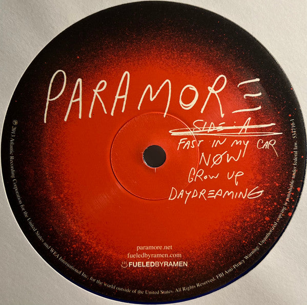 Paramore *BLUE* | Excellent (EX) Near Mint (NM) - ALT/INDIE / USED *EXCELLENT*