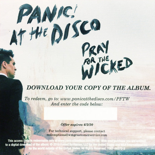 Pray For The Wicked (VINYL) | Near Mint (NM) Mint (M) - ALT/INDIE / USED *NEAR MINT*