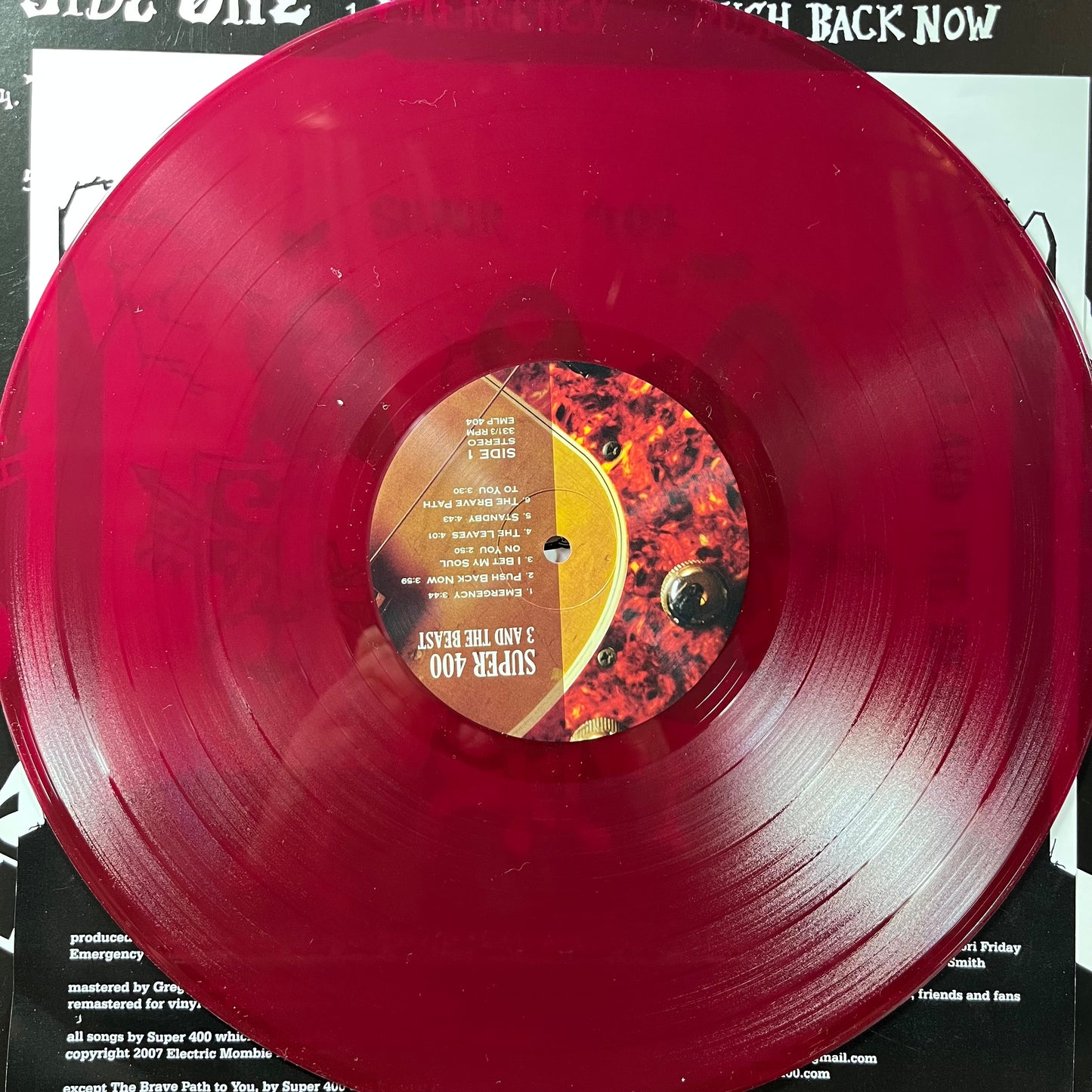 3 And The Beast (RED VINYL) | Near Mint (NM) Mint (M) - ALT/INDIE / USED *NEAR MINT*