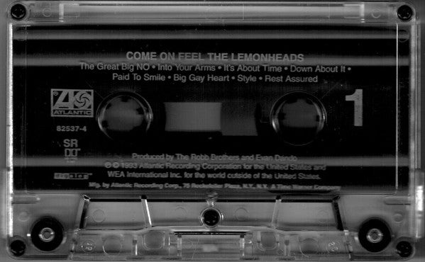 Come On Feel The Lemonheads *CASSETTE* | Near Mint (NM) Near Mint (NM)