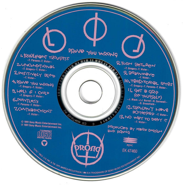 Prove You Wrong (CD) | Near Mint (NM or M-) Near Mint (NM or M-) - ALT/INDIE / USED *NEAR MINT*