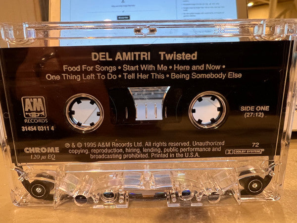 Del Amitri - Twisted *CASSETTE* | Near Mint (NM) Near Mint (NM) - ALT/INDIE / USED *NEAR MINT*