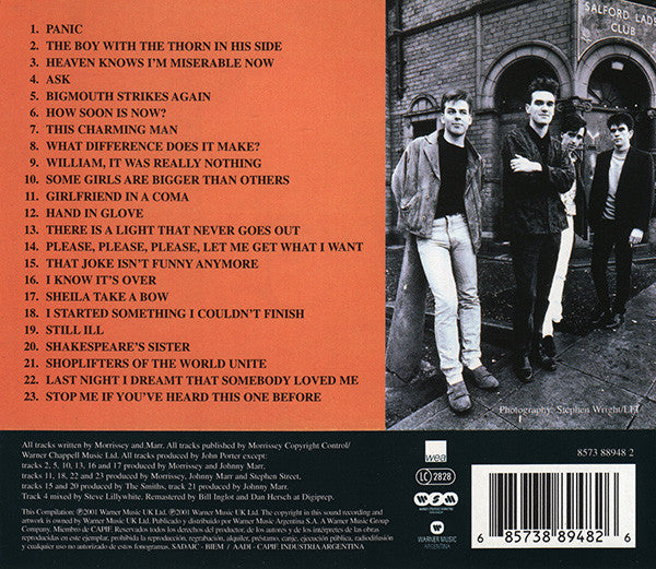 The Very Best Of The Smiths (CD) | Near Mint (NM) Near Mint (NM) - ALT/INDIE / USED *NEAR MINT*
