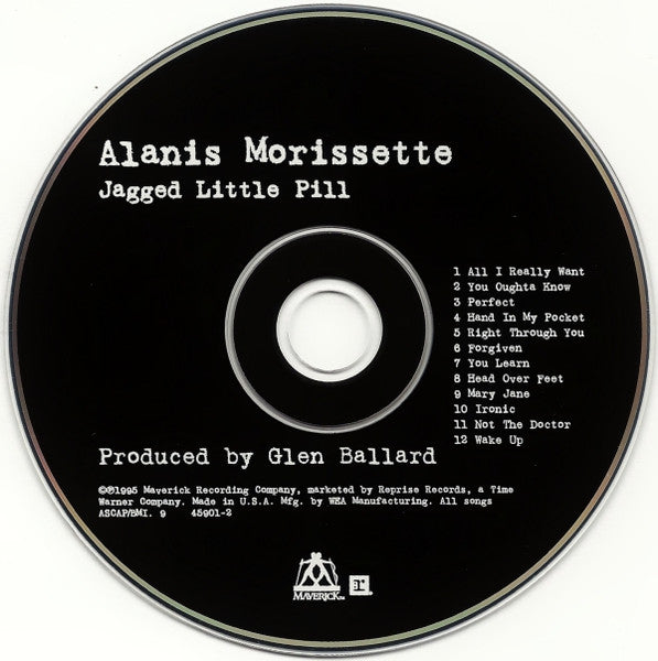 Jagged Little Pill (CD) | Near Mint (NM) Near Mint (NM) - ALT/INDIE / USED *NEAR MINT*