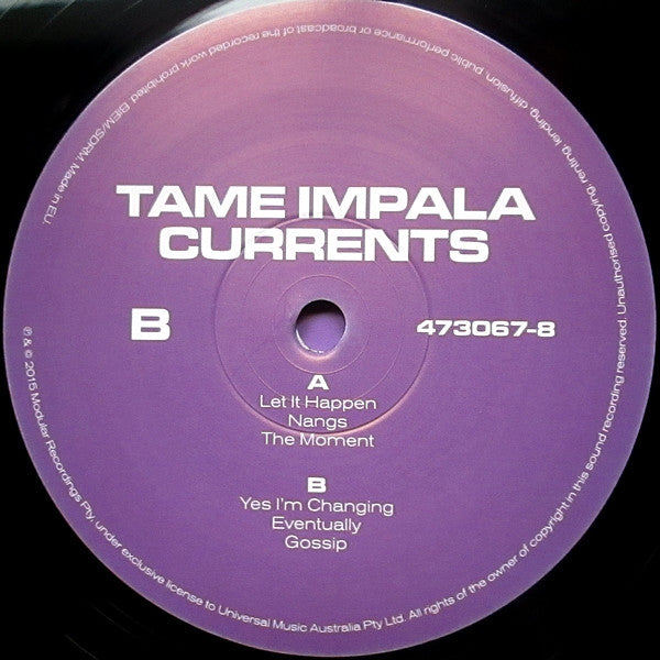 Tame Impala - Currents (CD INTERSCOPE B0023337-02 2015) | - ALT/INDIE / USED *NEAR MINT*