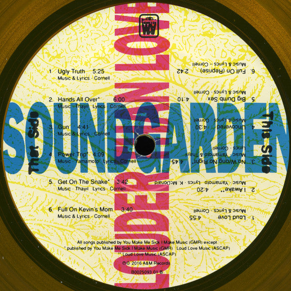 Soundgarden - Louder Than Love (TRANSLUCENT ORANGE VINYL LP) | USED Near Mint (NM or M-) Near Mint (NM or M-) - ALT/INDIE / USED *NEAR MINT*