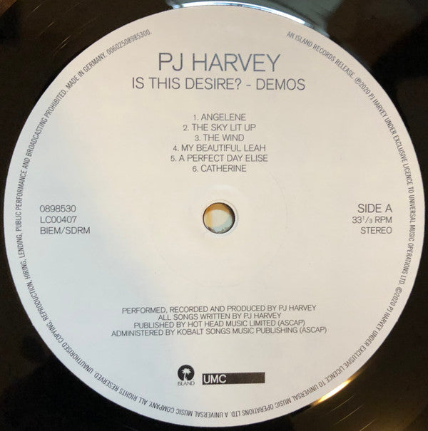 PJ Harvey - Is This Desire? - Demos | Near Mint (NM) Near Mint (NM) - ALT/INDIE / USED *NEAR MINT*