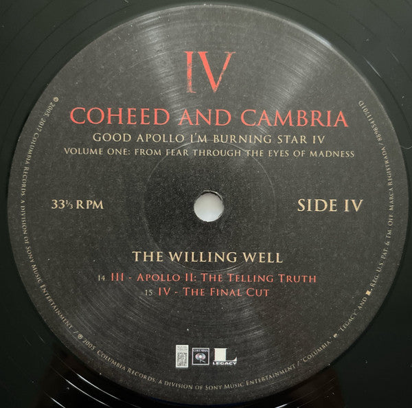 Good Apollo I'm Burning Star IV | Volume One: From Fear Through The Eyes Of Madness (2xVINYL) | Near Mint (NM or M-) Near Mint (NM or M-) - ALT/INDIE / USED *NEAR MINT*