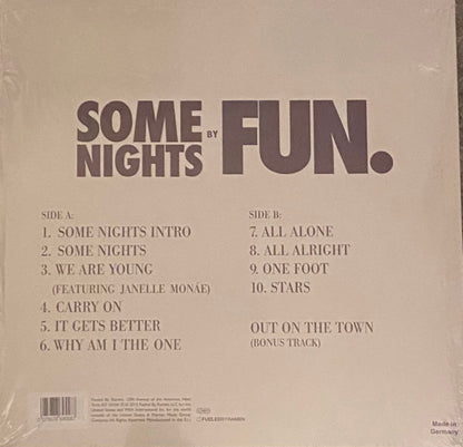 Fun. - Some Nights (VINYL LP FUELED BY RAMEN 7567-88253-1 2021) | Near Mint (NM or M-) Near Mint (NM) - ALT/INDIE / USED *NEAR MINT*
