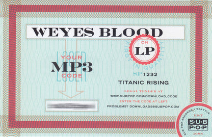 Titanic Rising (VINYL) | Near Mint (NM) Near Mint (NM) - ALT/INDIE / USED *NEAR MINT*