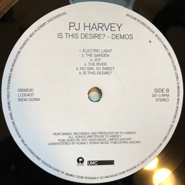 PJ Harvey - Is This Desire? - Demos | Near Mint (NM) Near Mint (NM) - ALT/INDIE / USED *NEAR MINT*