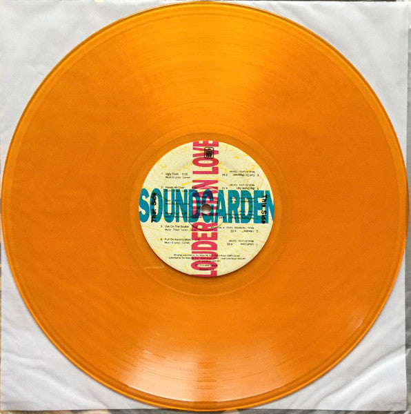 Soundgarden - Louder Than Love (TRANSLUCENT ORANGE VINYL LP) | USED Near Mint (NM or M-) Near Mint (NM or M-) - ALT/INDIE / USED *NEAR MINT*