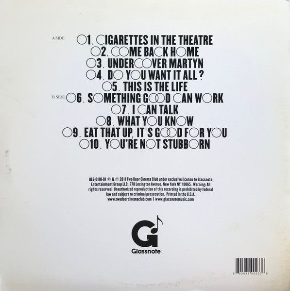 Tourist History (VINYL) | Near Mint (NM or M-) Near Mint (NM) - ALT/INDIE / USED *NEAR MINT*