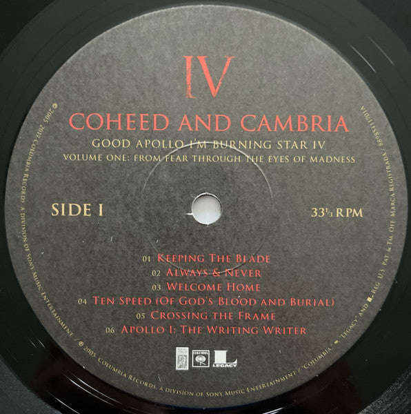 Good Apollo I'm Burning Star IV | Volume One: From Fear Through The Eyes Of Madness (2xVINYL) | Near Mint (NM or M-) Near Mint (NM or M-) - ALT/INDIE / USED *NEAR MINT*