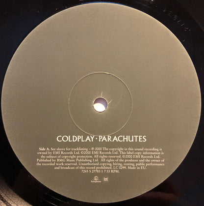 Coldplay - Parachutes (VINYL) | Near Mint (NM) Near Mint (NM) - ALT/INDIE / USED *NEAR MINT*