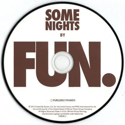 Fun. - Some Nights (VINYL LP FUELED BY RAMEN 7567-88253-1 2021) | - ALT/INDIE / USED *NEAR MINT*