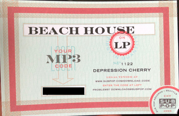 Depression Cherry (VINYL) | Near Mint (NM) Near Mint (NM) - ALT/INDIE / USED *NEAR MINT*