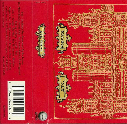 XTC - Nonsuch *CASSETTE* | Near Mint (NM) Near Mint (NM) - ALT/INDIE / USED *NEAR MINT*