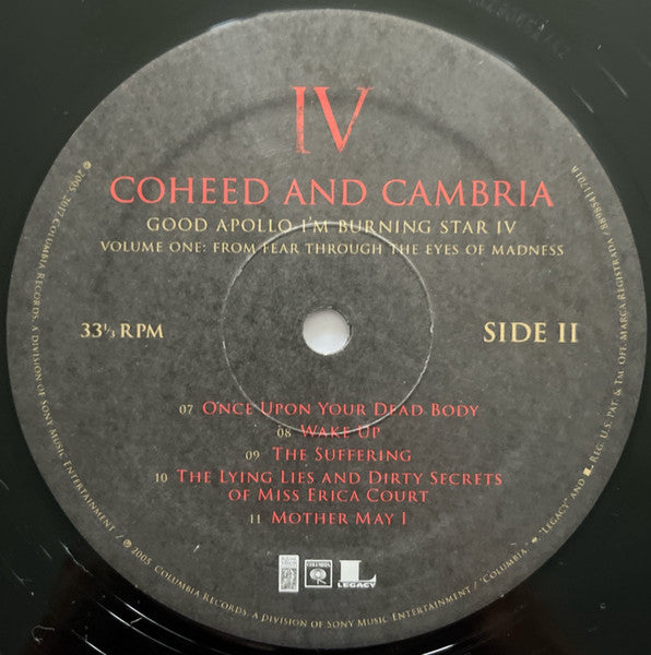 Good Apollo I'm Burning Star IV | Volume One: From Fear Through The Eyes Of Madness (2xVINYL) | Near Mint (NM or M-) Near Mint (NM or M-) - ALT/INDIE / USED *NEAR MINT*