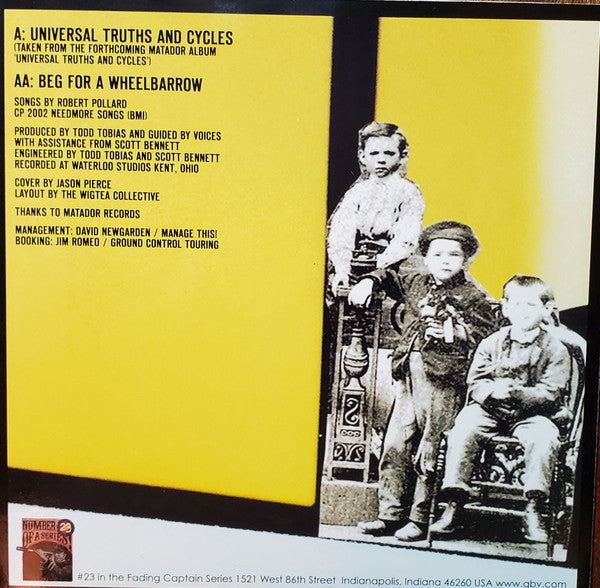 Universal Truths And Cycles (7" VINYL) | Near Mint (NM or M-) Near Mint (NM or M-) - ALT/INDIE / USED *NEAR MINT*