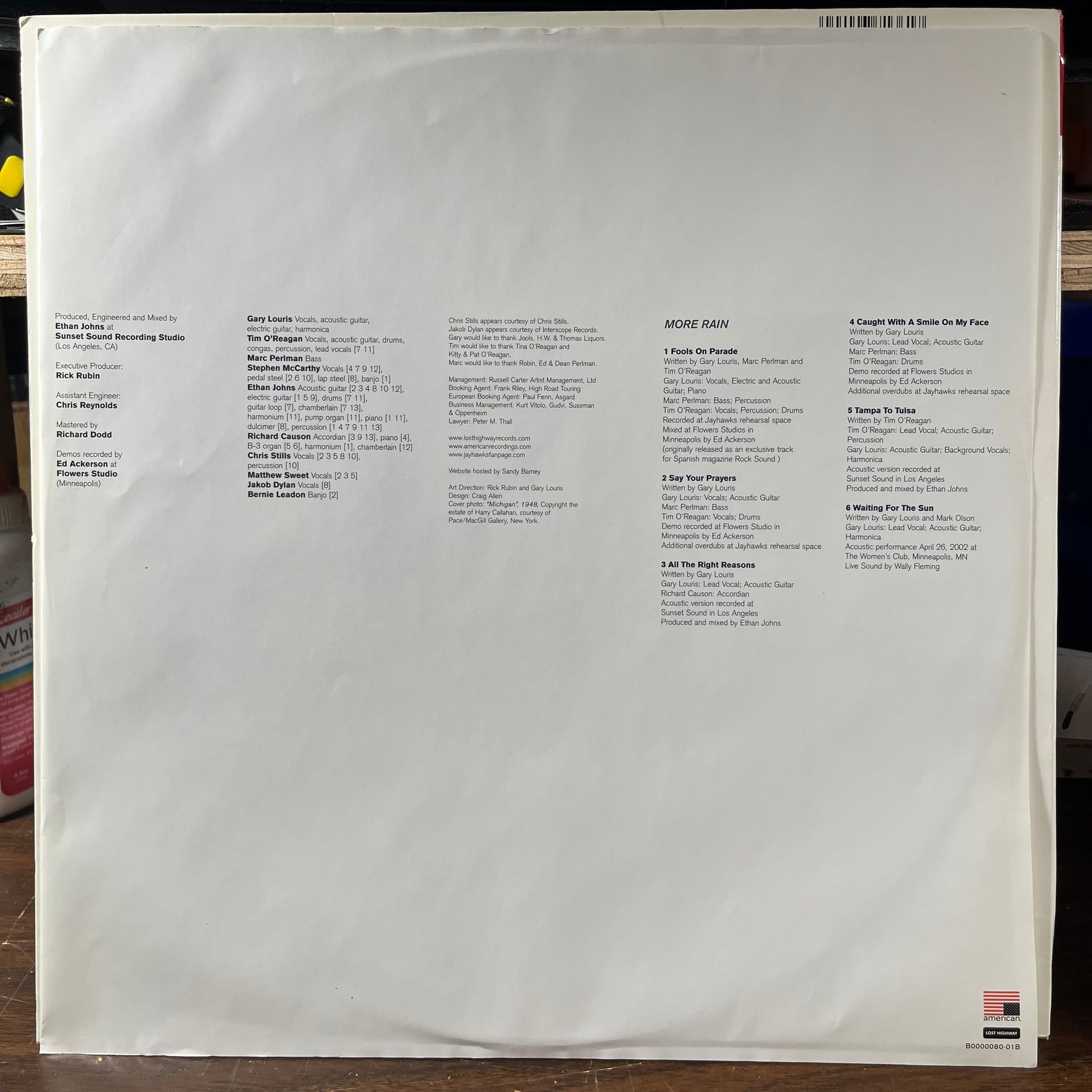 Rainy Day Music (2xVINYL) | Near Mint (NM or M-) Excellent+ (EX+) - ALT/INDIE / USED *NEAR MINT*