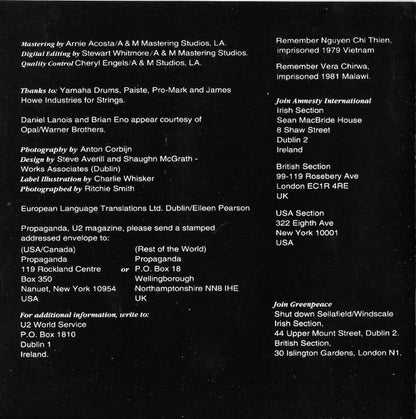 Achtung Baby (CD) | Near Mint (NM) Near Mint (NM or M-) - ALT/INDIE / USED *NEAR MINT*