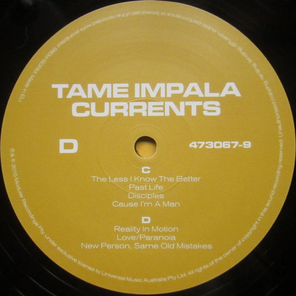 Tame Impala - Currents (CD INTERSCOPE B0023337-02 2015) | - ALT/INDIE / USED *NEAR MINT*