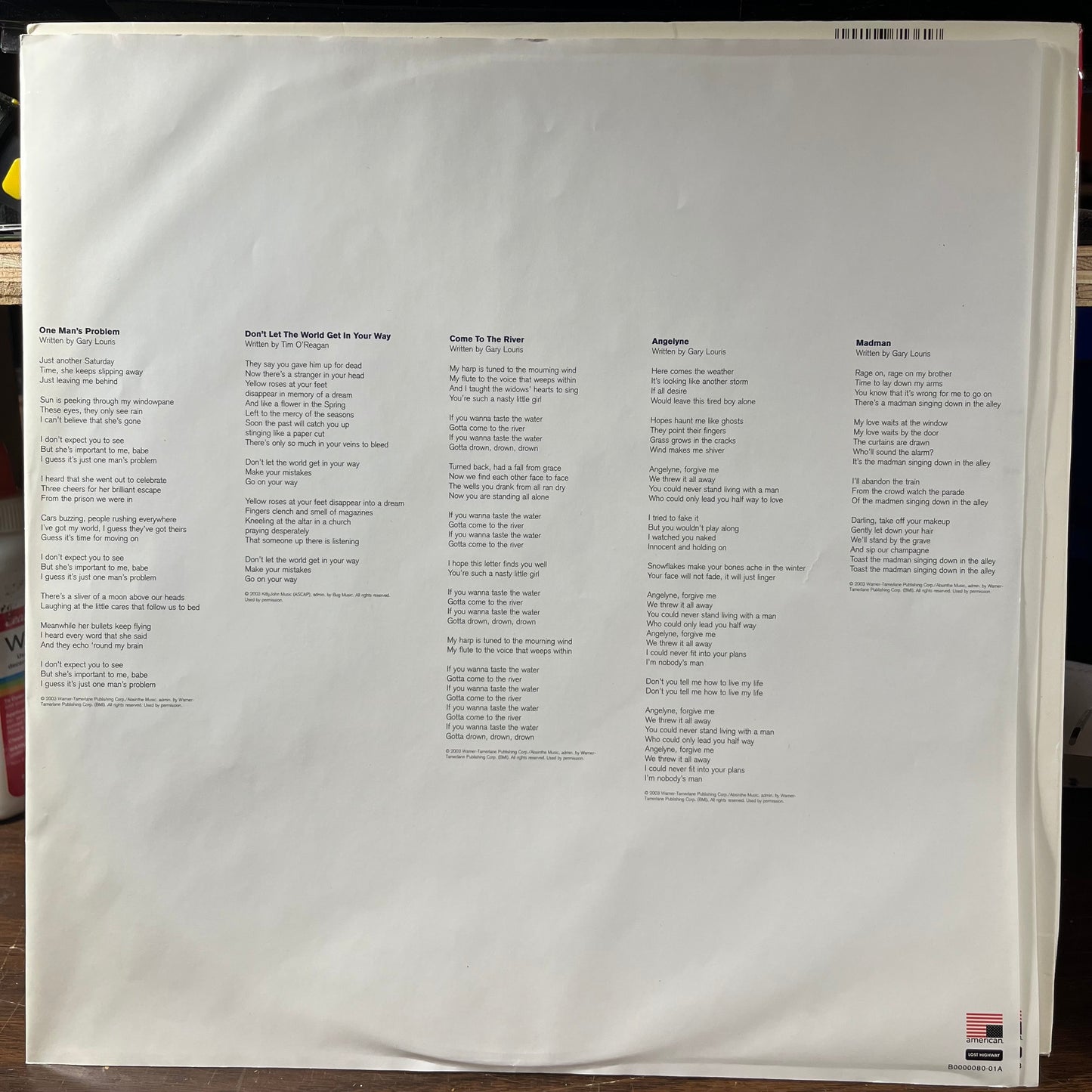 Rainy Day Music (2xVINYL) | Near Mint (NM or M-) Excellent+ (EX+) - ALT/INDIE / USED *NEAR MINT*