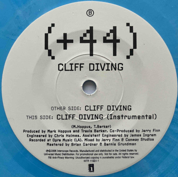 Cliff Diving (7") | Near Mint (NM) Generic - ALT/INDIE / USED *NEAR MINT*