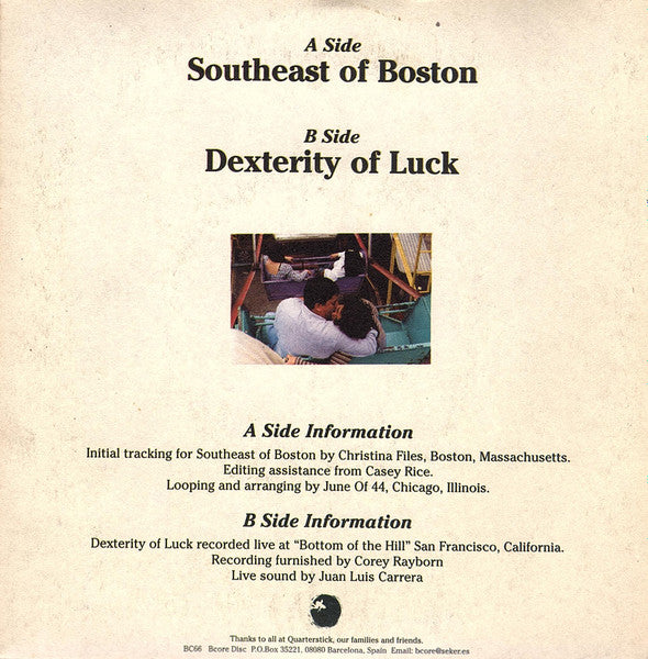 Southeast Of Boston / Dexterity Of Luck | Near Mint (NM) Near Mint (NM) - ALT/INDIE *USED / NEAR MINT*