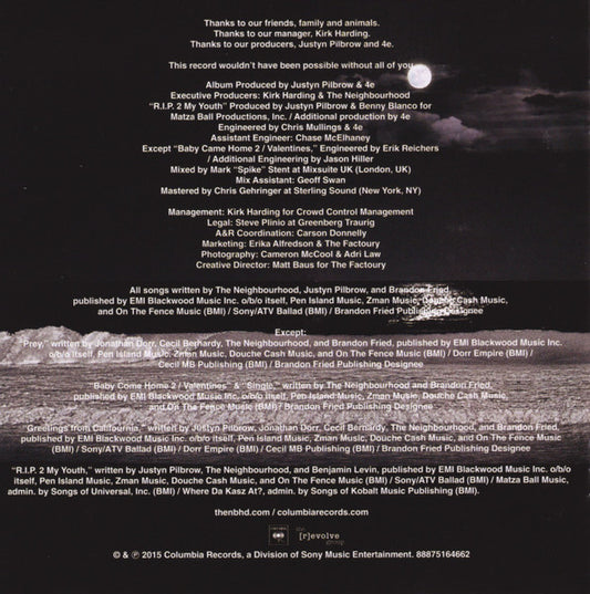 The Neighbourhood - Wiped Out! (CD THE [R]EVOLVE GROUP 88875164662 2015) | Near Mint (NM or M-) Near Mint (NM) - ALT/INDIE / USED *NEAR MINT*