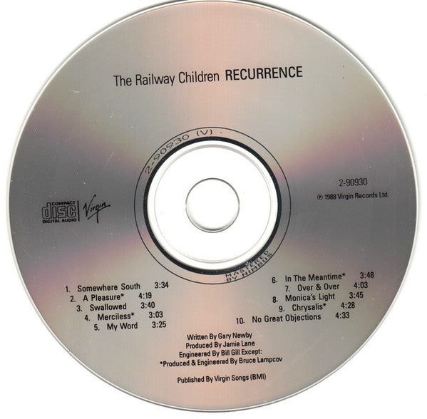 Recurrence (CD) | Near Mint (NM) Near Mint (NM) - ALT/INDIE / USED *NEAR MINT*