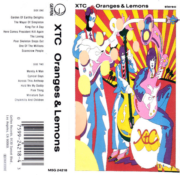 XTC - Oranges & Lemons *CASSETTE* | Near Mint (NM) Near Mint (NM) - ALT/INDIE / USED *NEAR MINT*