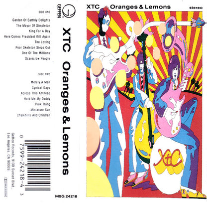 XTC - Oranges & Lemons *CASSETTE* | Near Mint (NM) Near Mint (NM) - ALT/INDIE / USED *NEAR MINT*