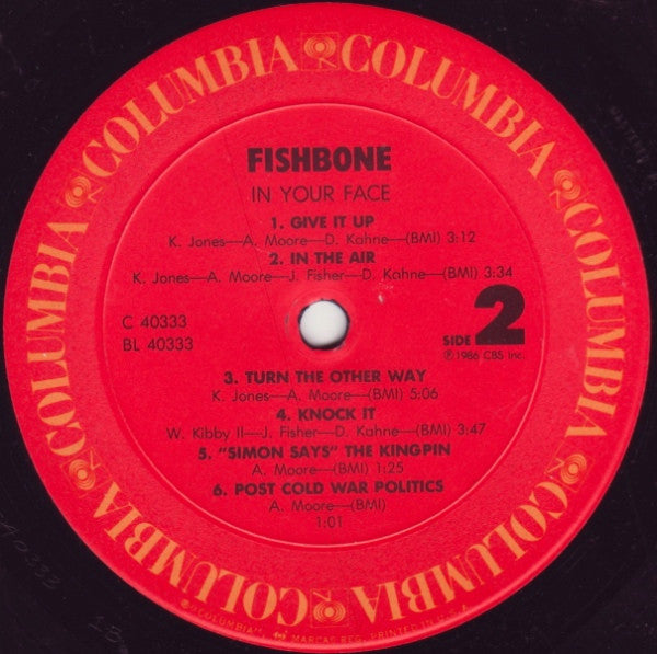 In Your Face | Near Mint (NM) Near Mint (NM) - ALT/INDIE / USED *NEAR MINT*