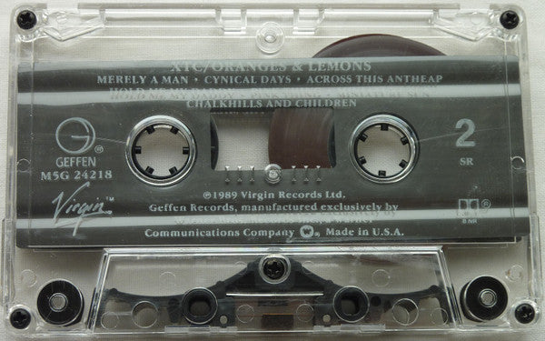 XTC - Oranges & Lemons *CASSETTE* | Near Mint (NM) Near Mint (NM) - ALT/INDIE / USED *NEAR MINT*