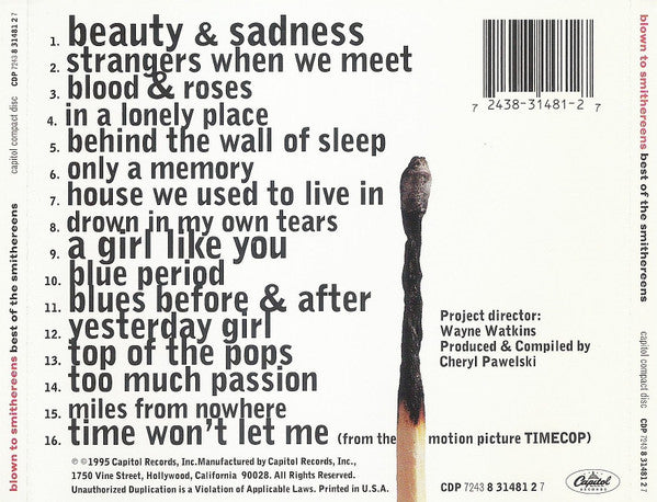 Blown To Smithereens - Best Of The Smithereens (CD) | Near Mint (NM) Near Mint (NM) - ALT/INDIE / USED *NEAR MINT*