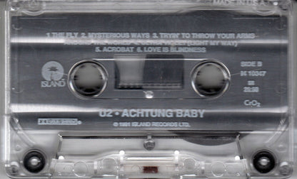 U2 - Achtung Baby (CASSETTE) | Very Good Plus (VG+) Excellent (EX) - ALT/INDIE / USED *VERY GOOD+*