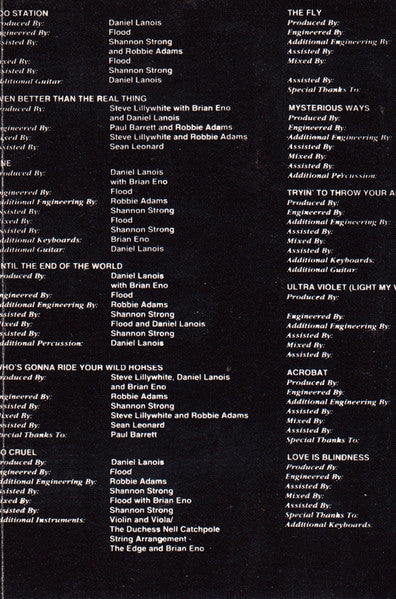 Achtung Baby (CASSETTE) | Very Good Plus (VG+) Excellent (EX)