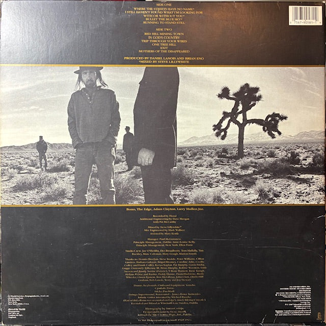The Joshua Tree (VINYL) | Very Good (VG) Very Good Plus (VG+) - ALT/INDIE / USED *VERY GOOD*