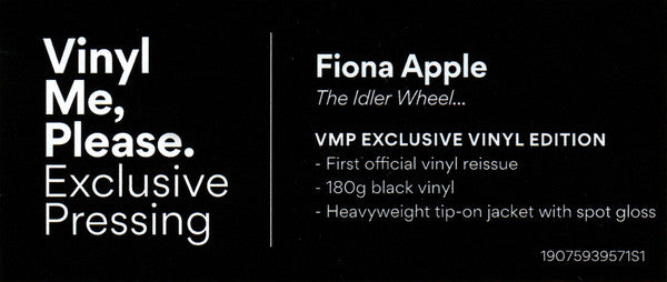 The Idler Wheel Is Wiser Than The Driver Of The Screw And Whipping Cords Will Serve You More Than Ropes Will Ever Do | Mint (M) - ALT/INDIE *VMP*