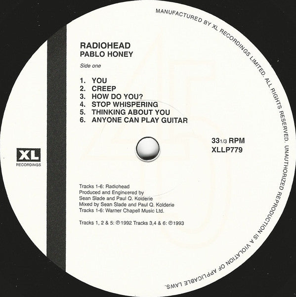 Pablo Honey | Mint (M) Mint (M) - ALT/INDIE *SEALED*